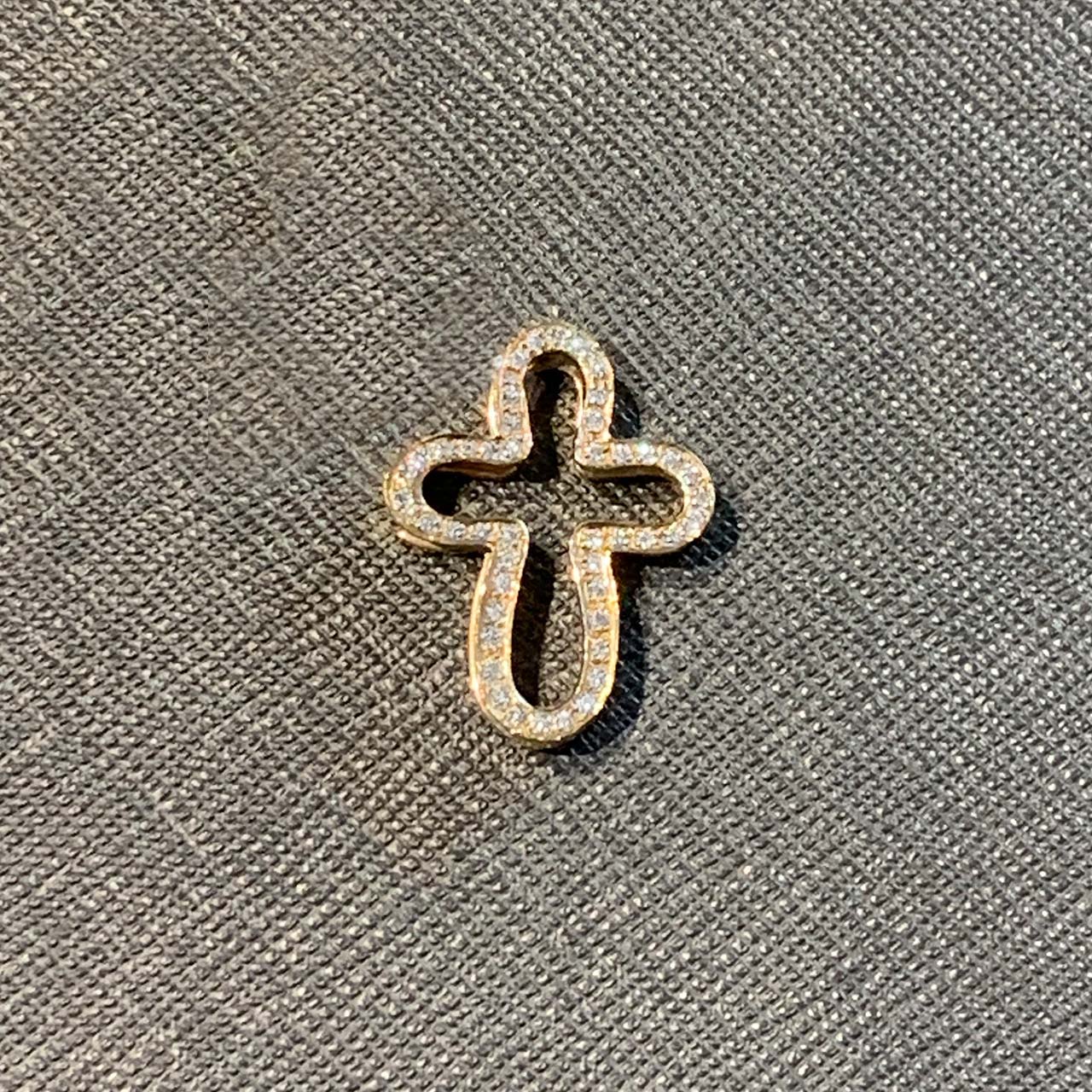Diamant Kreuz Anhänger aus 585/- Gold EXP4035