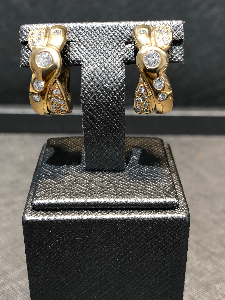 EXE4041_2 0,78 ct. Brillant Ohrstecker aus 585er Gold EXE4041