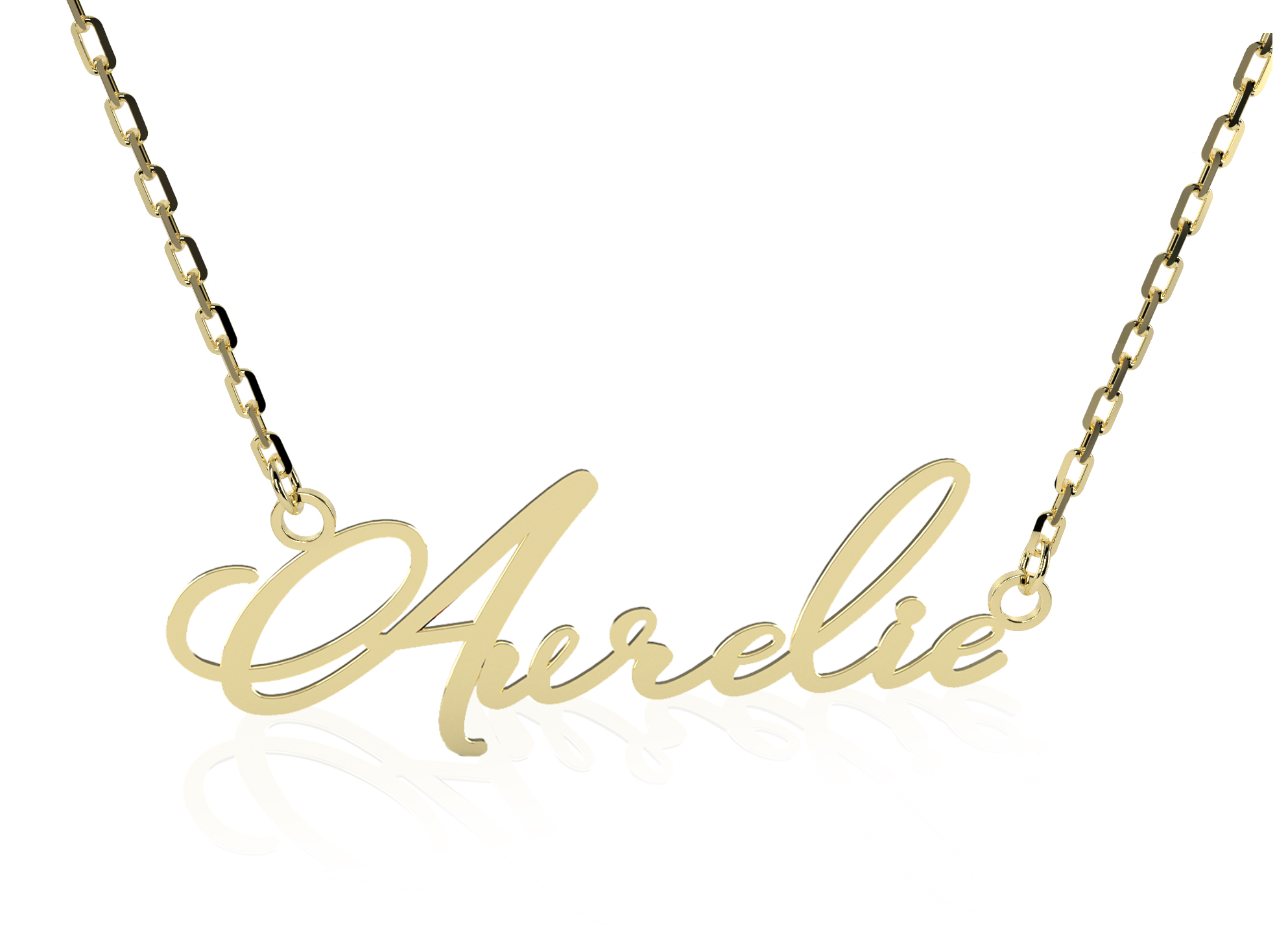 Aurelie Emotions Namenskette Chloé 585 Gold AEN105 585/- Gelbgold