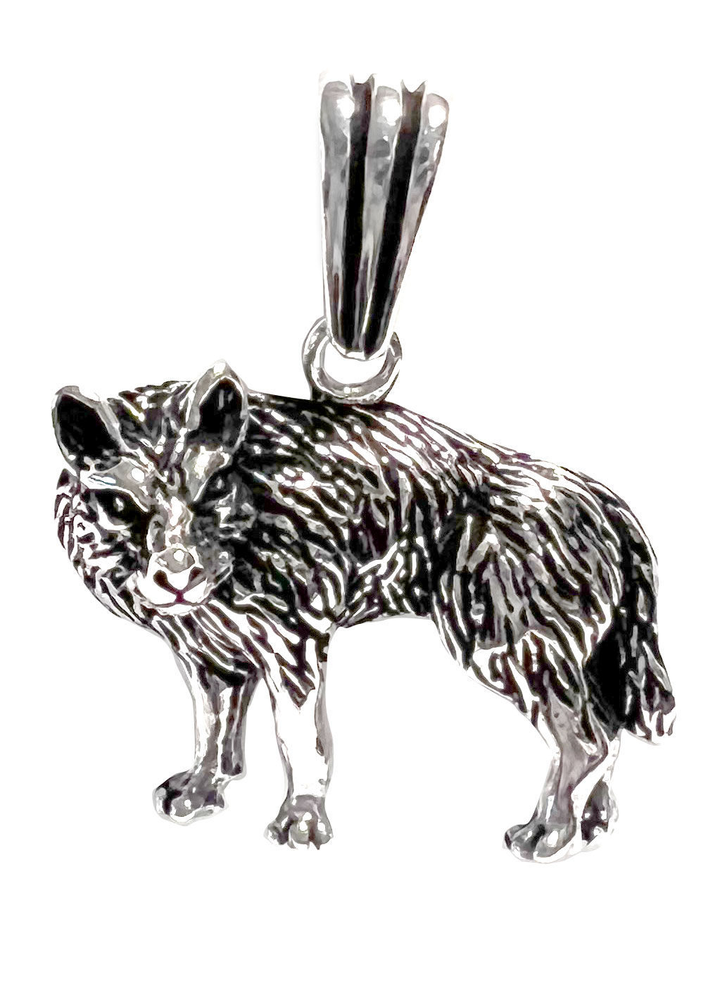 Wolf Anhänger 925 Silber ANS12004