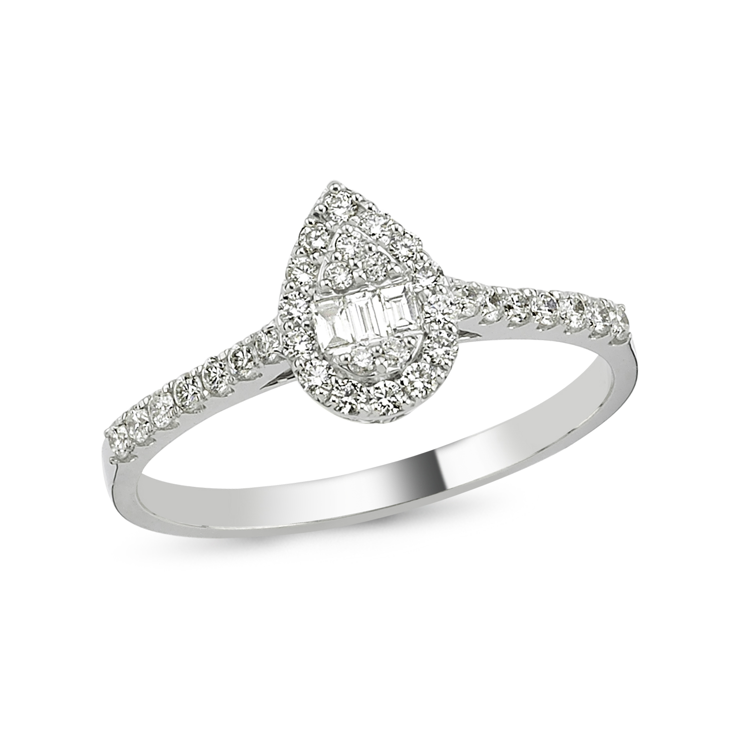 RingYq71BWj8qjkX9 Brillant Ring 585/- Weißgold EXR4270