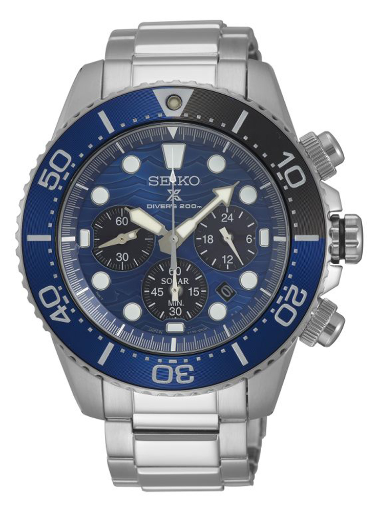 Seiko Prospex Solar Chrono Diver Save the Ocean SSC741P1 Herrenuhr