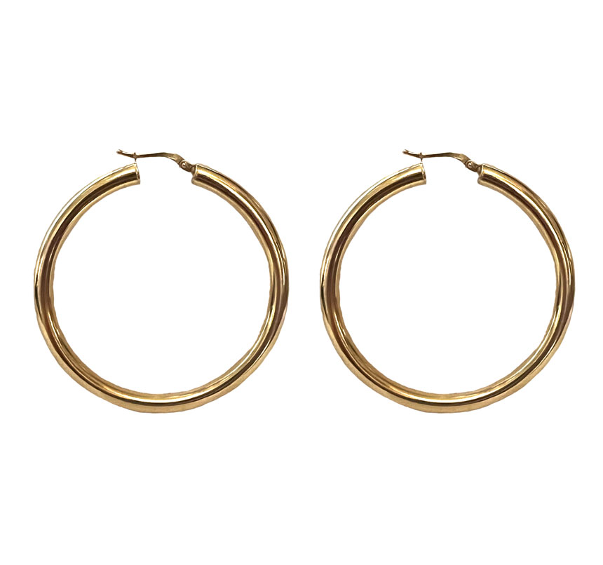 Ohrringe3mU96zX1NfYHh Goldcreolen Goldohringe 585 Gelbgold OG16019