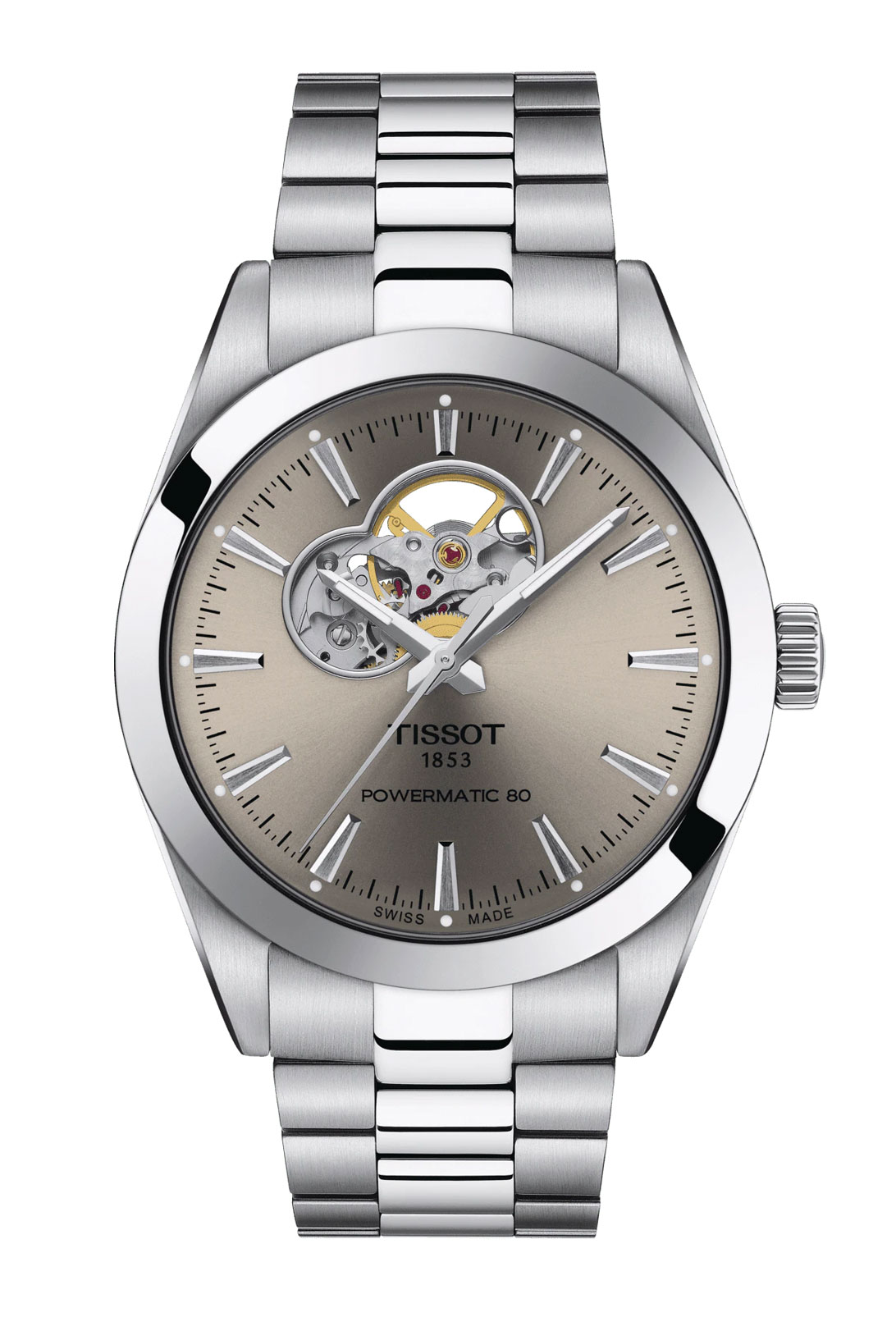 TISSOT Gentleman Powermatic 80 Open Heart T127.407.11.081.00