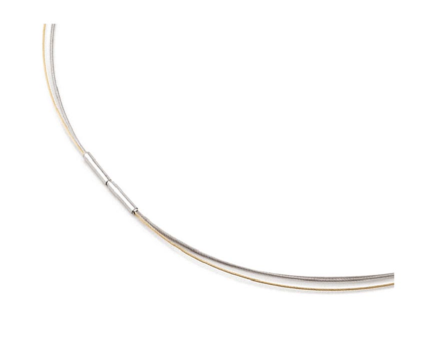 Boccia Titanium Collier Edelstahl Seil 0804-0245