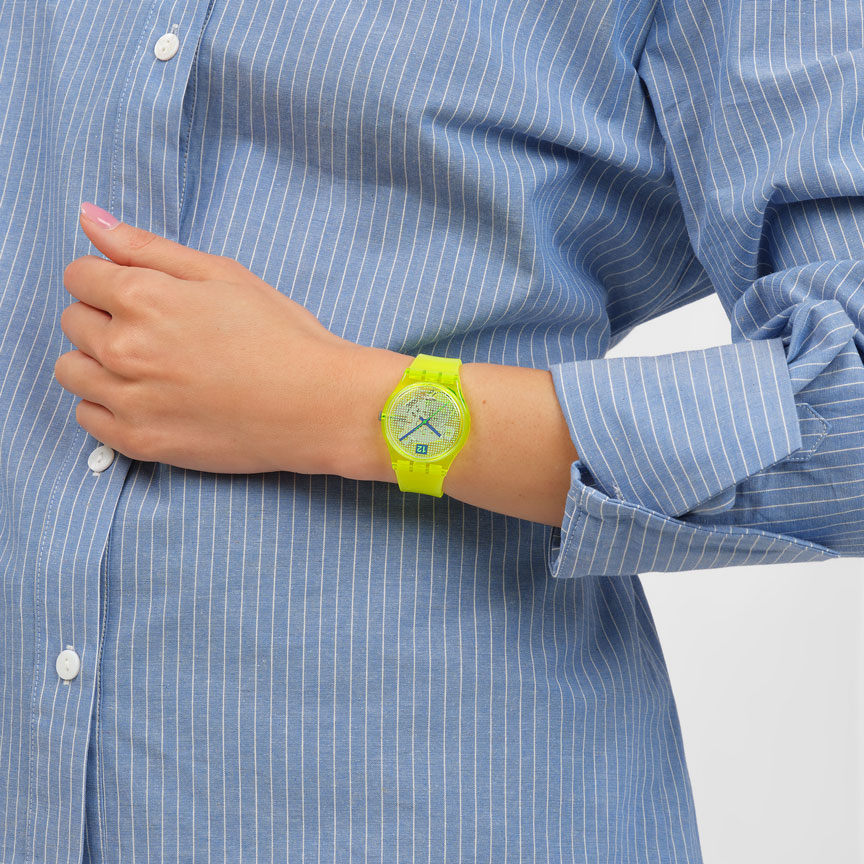 Swatch Luminously Lemon SO28J103