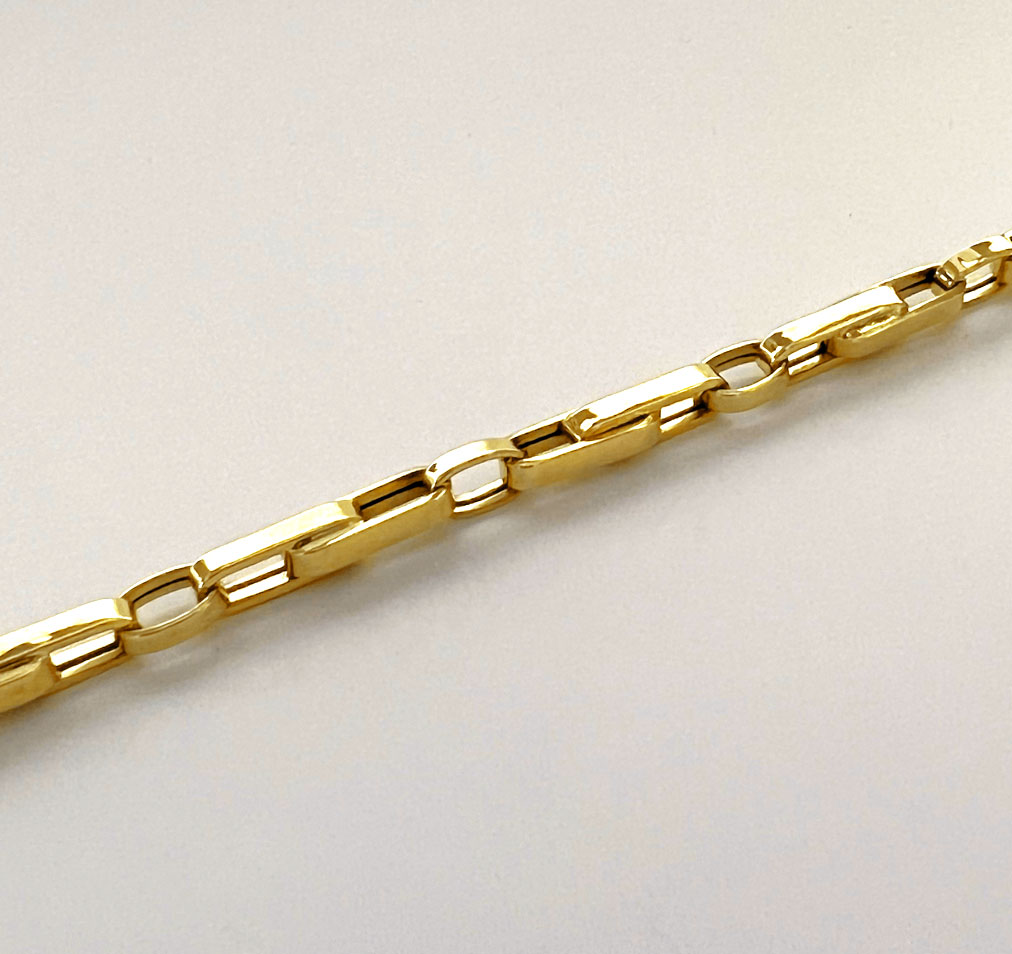 Figaro-Ankerkette 3,8mm Goldkette 585/- Gelbgold KT0026