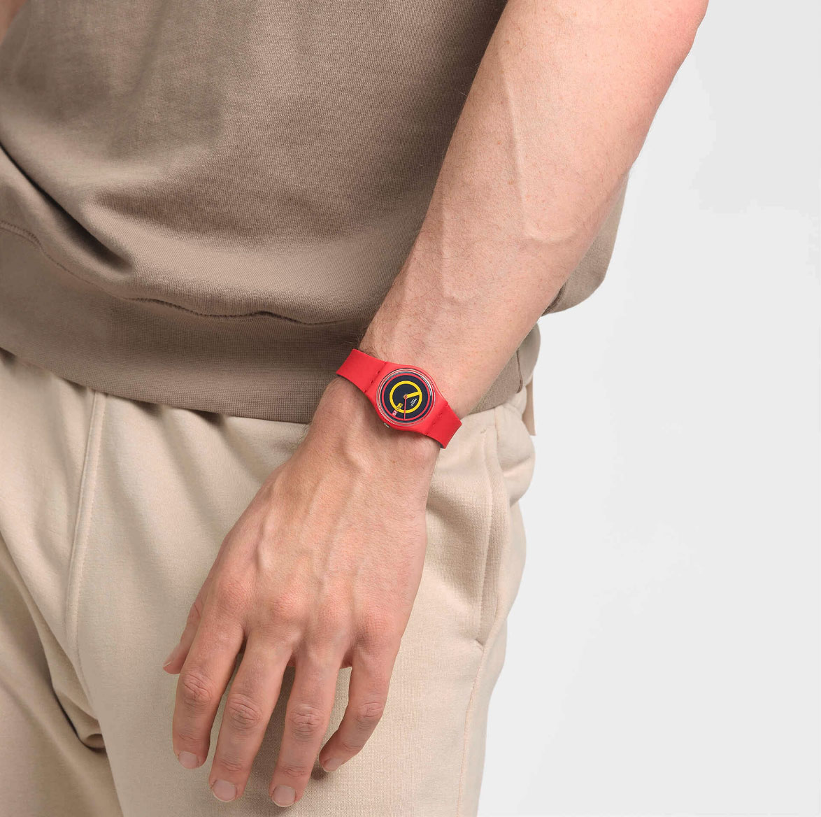 Swatch Concentric Red