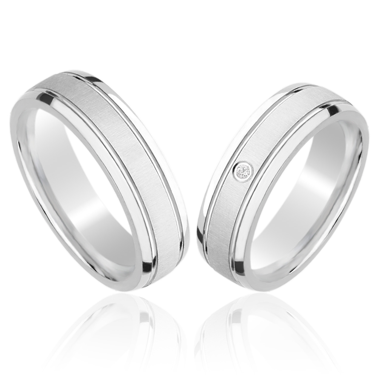 RT16013 Silber Freundschaftringe, Eheringe aus 925er Silber