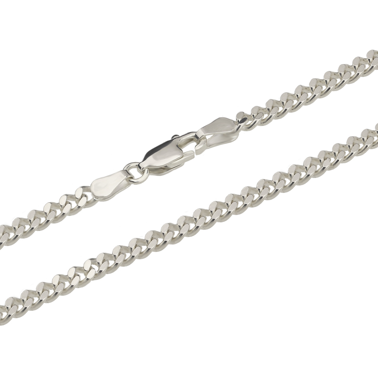 Panzerkette 3,2mm massiv 925 Sterling Silber KTS0021 45,0 cm