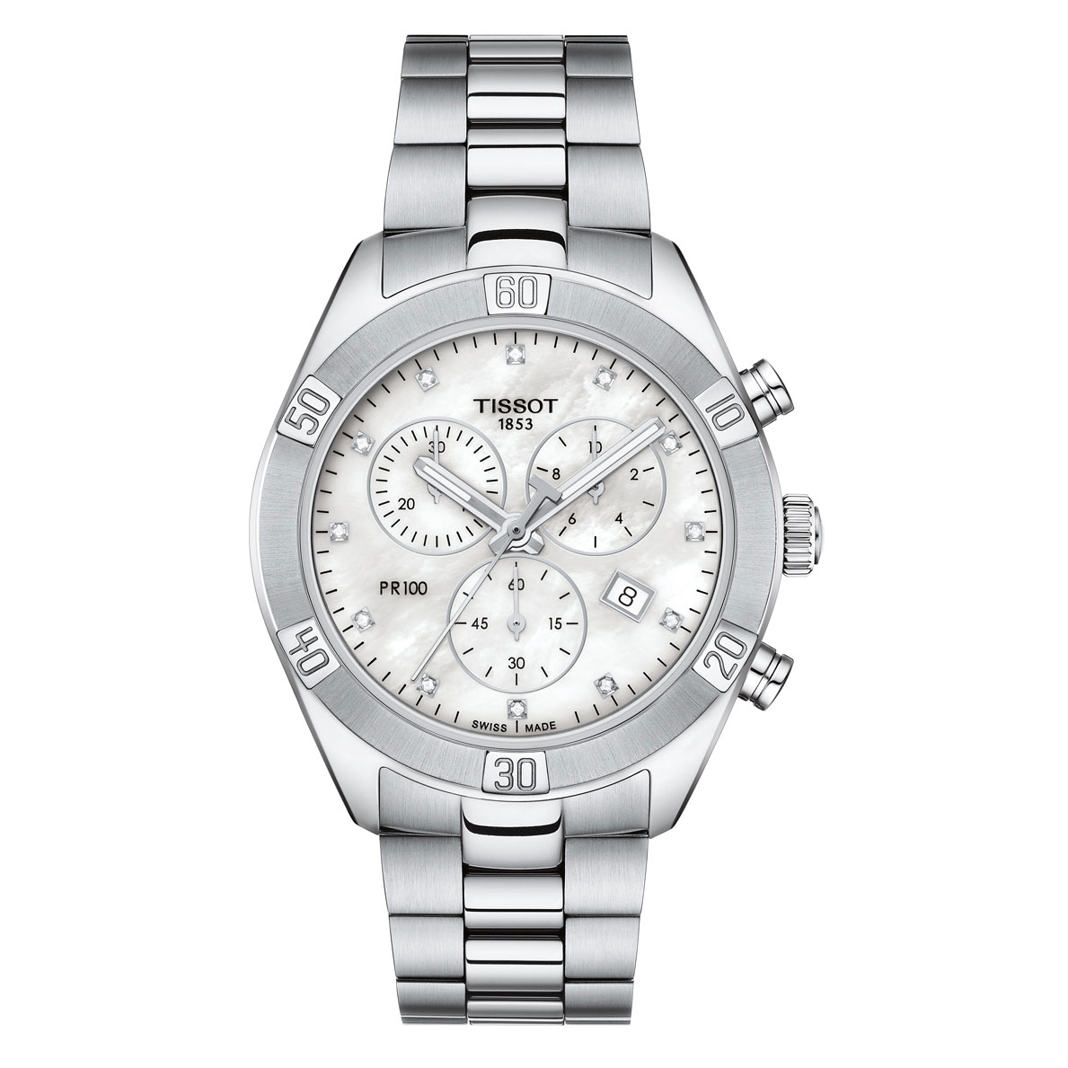 TISSOT PR 100 Sport Chic Chronograph Damenuhr T101.917.11.116.00