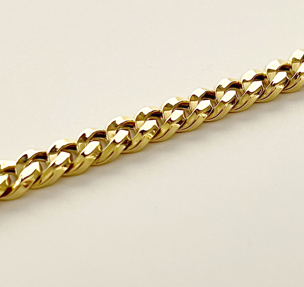 585er Goldarmband Panzerarmband 6,7mm Gelbgold AR16010