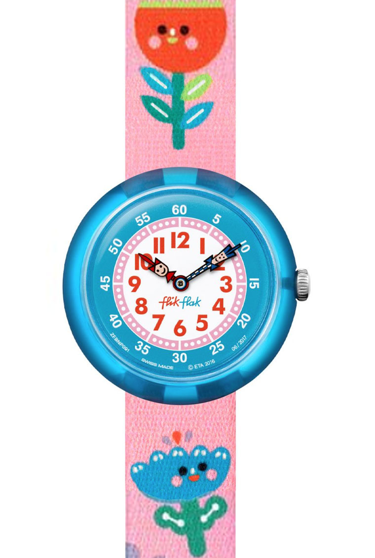 FLIK FLAK Once and Floral Kinderuhr FBNP091C