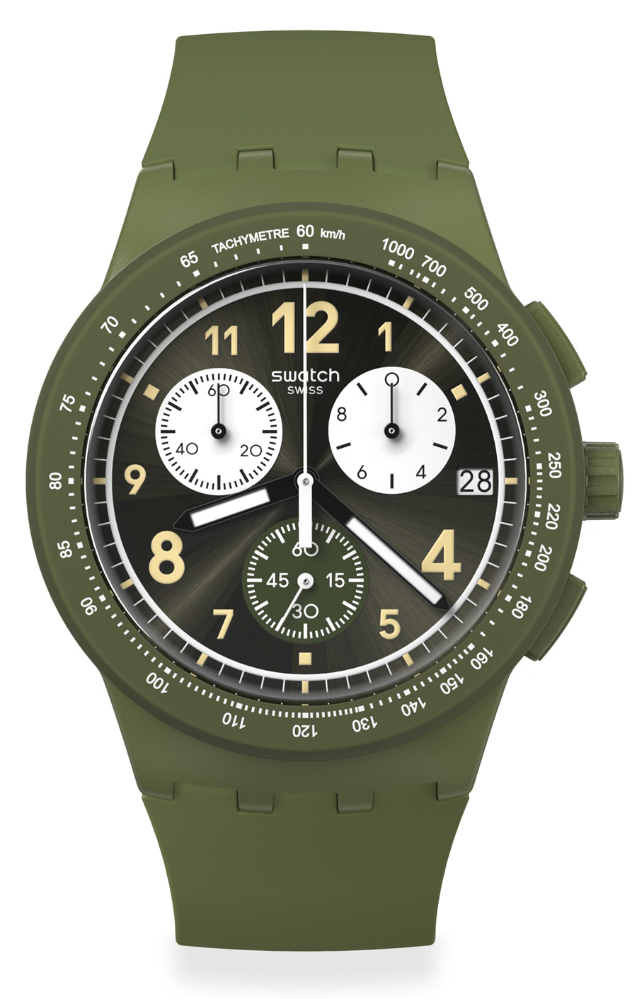 Swatch Uhren Swatch Nothing Basic About Green