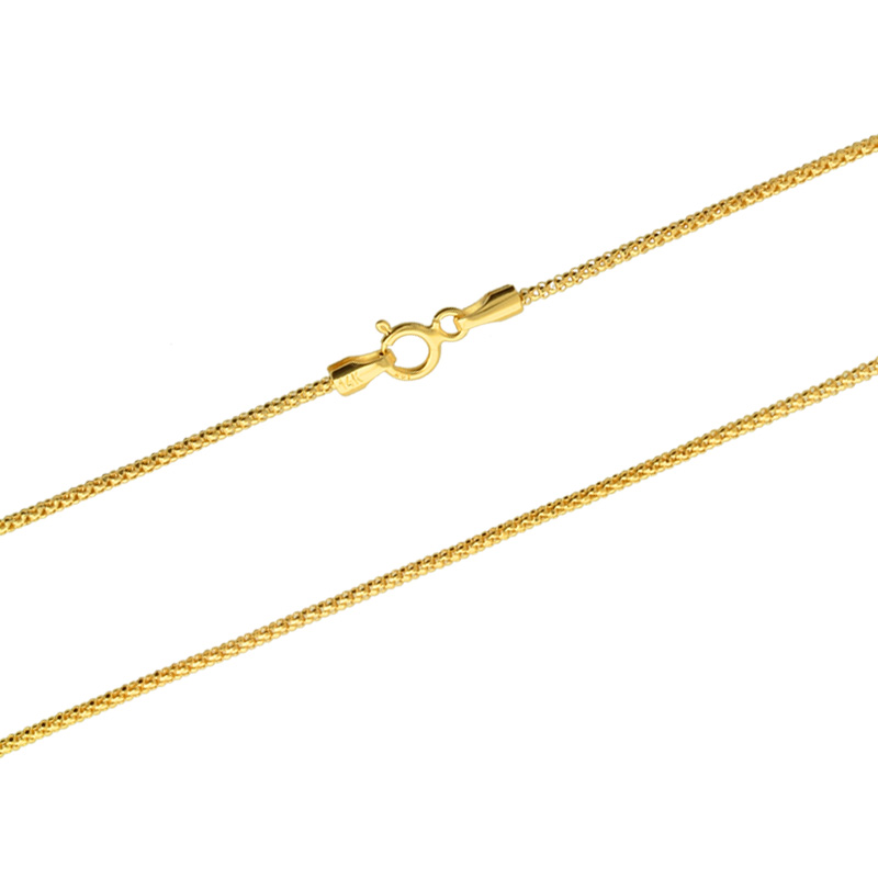 585er Goldkette Netzstruktur rund 1mm Gelbgold