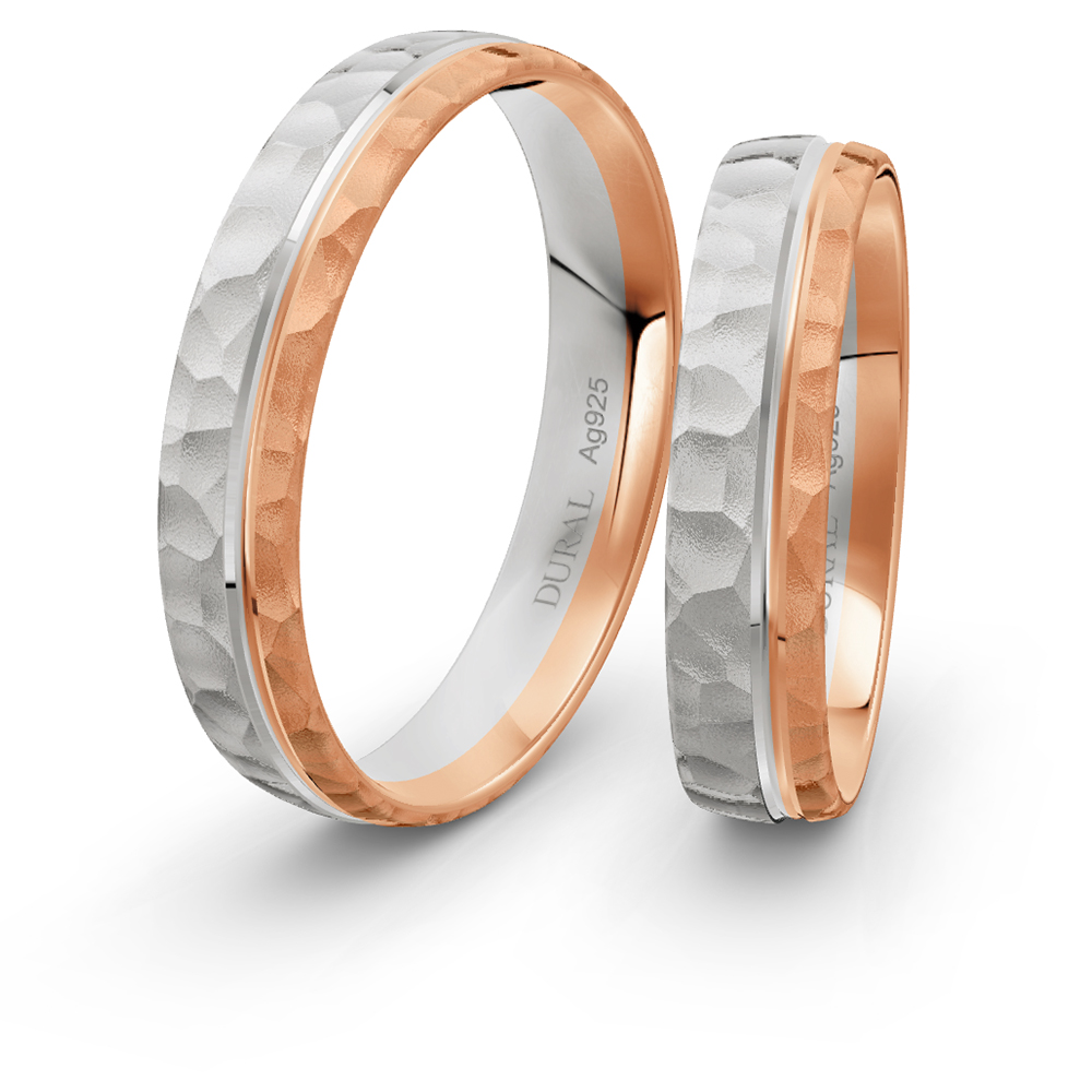 Trauringe 4,5 mm 925 Silber vergoldet Trauringe 4,5 mm 925 Silber vergoldet