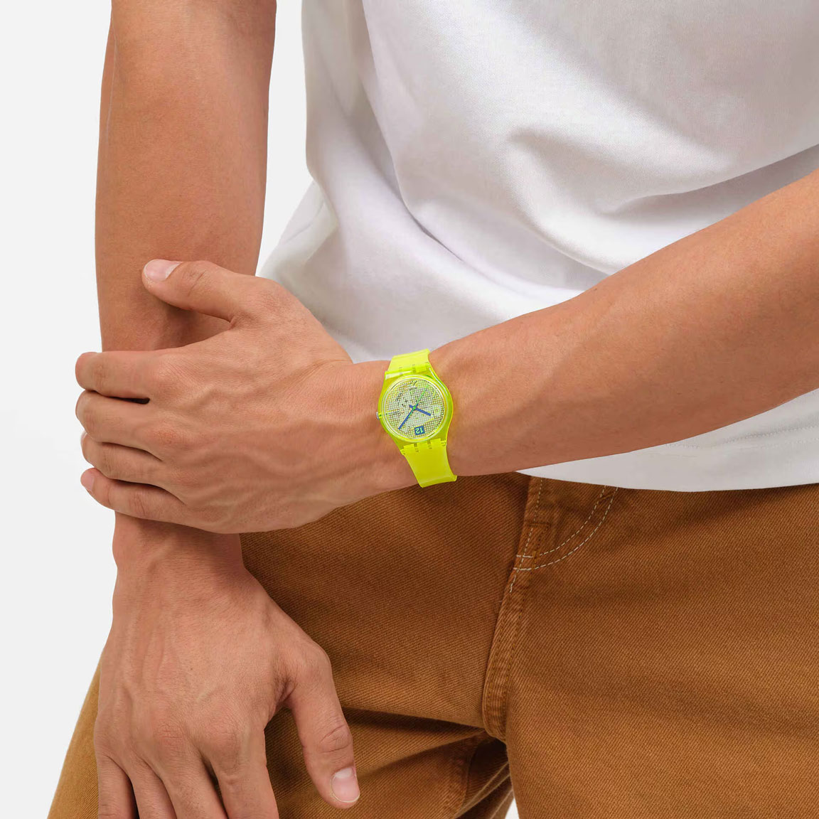 Swatch Luminously Lemon SO28J103