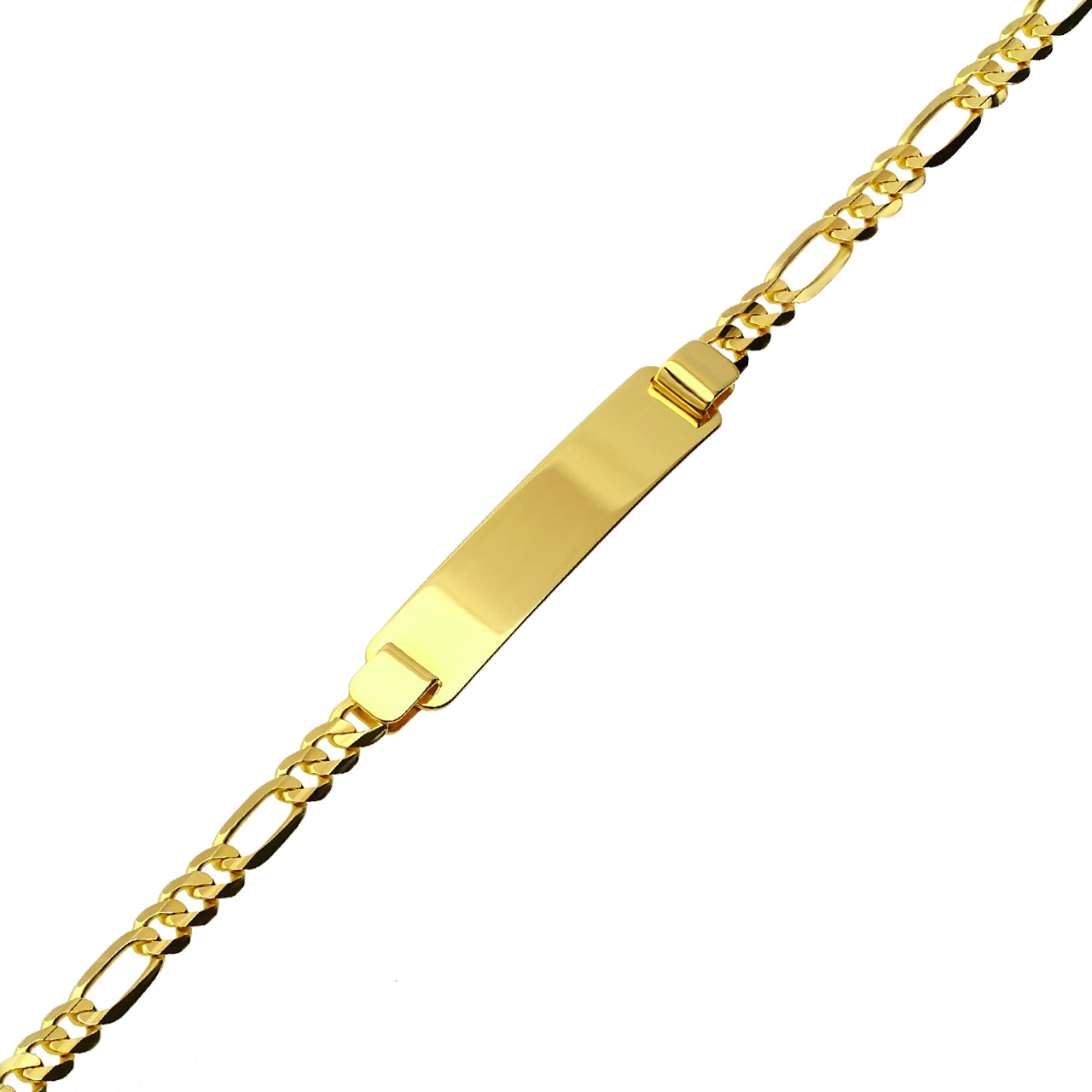 585 Gold Kinderarmband Gravurarmband Länge bis 16,0cm