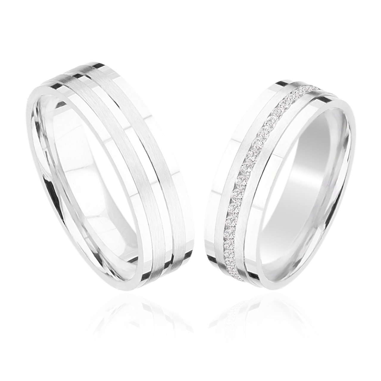 Silber Freundschaftringe, Eheringe aus 925er Silber