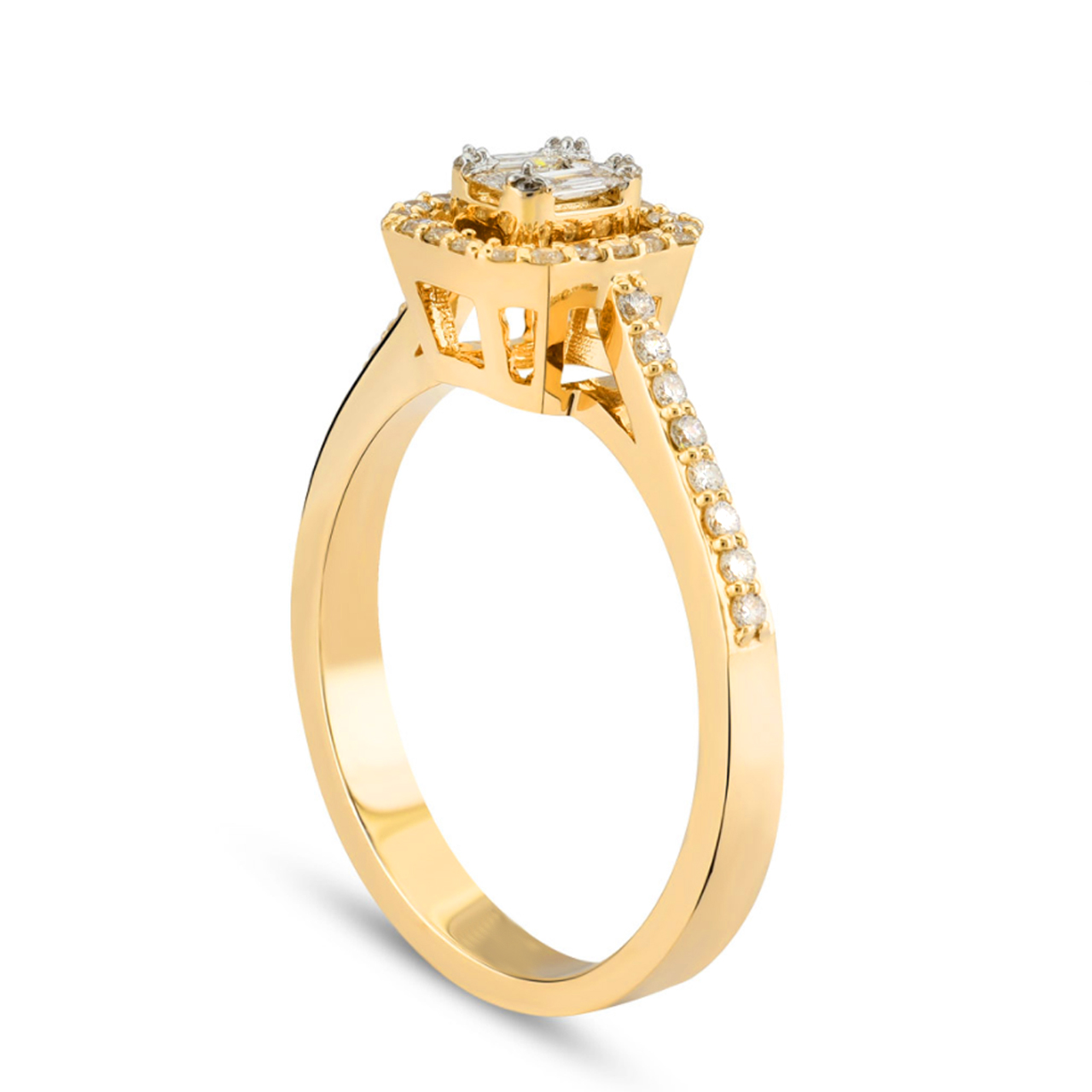 Brillant Ring 585/- Rosegold EXR4100