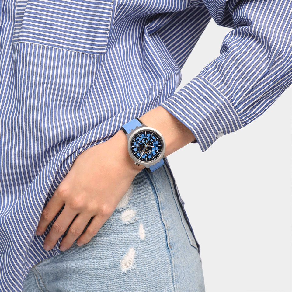 Swatch Azure Blue Daze SB07S106