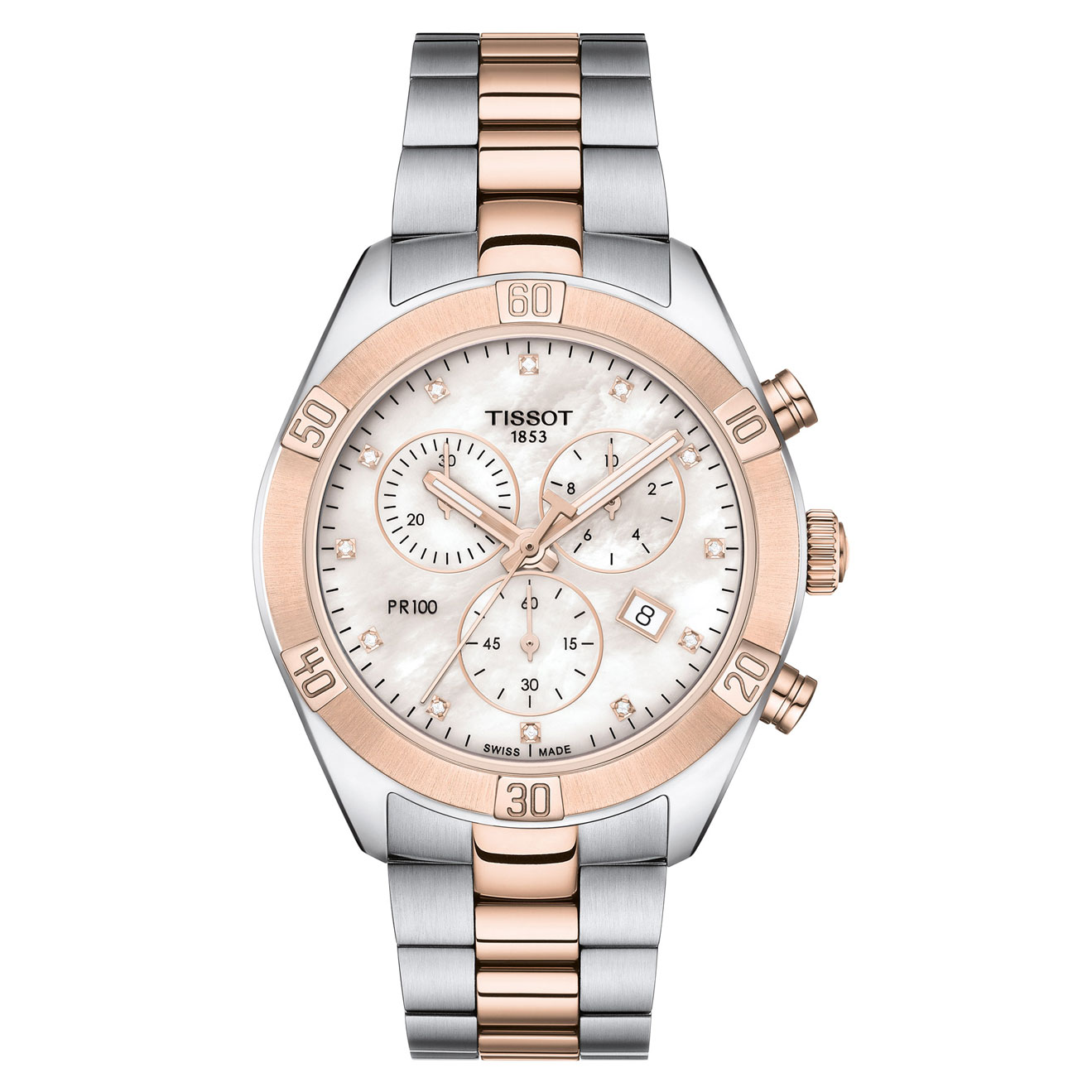 TISSOT PR 100 Sport Chic Chronograph Damenuhr T101.917.22.116.00