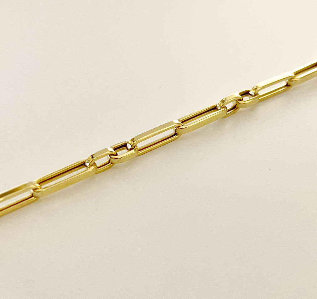Figaro-Ankerkette 5,0mm Goldkette 585/- Gelbgold KT0024