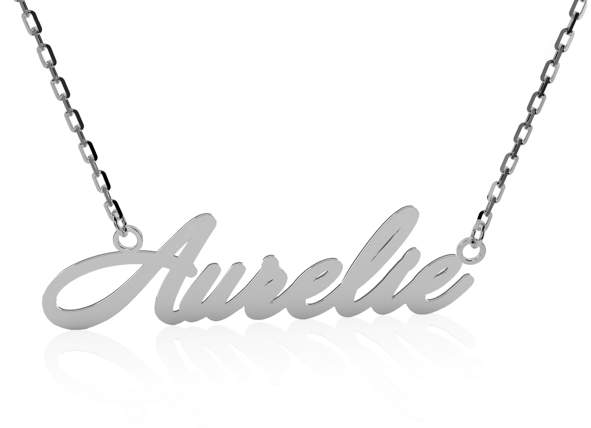 Aurelie Emotions Namenskette Oceane 925 Silber AEN107