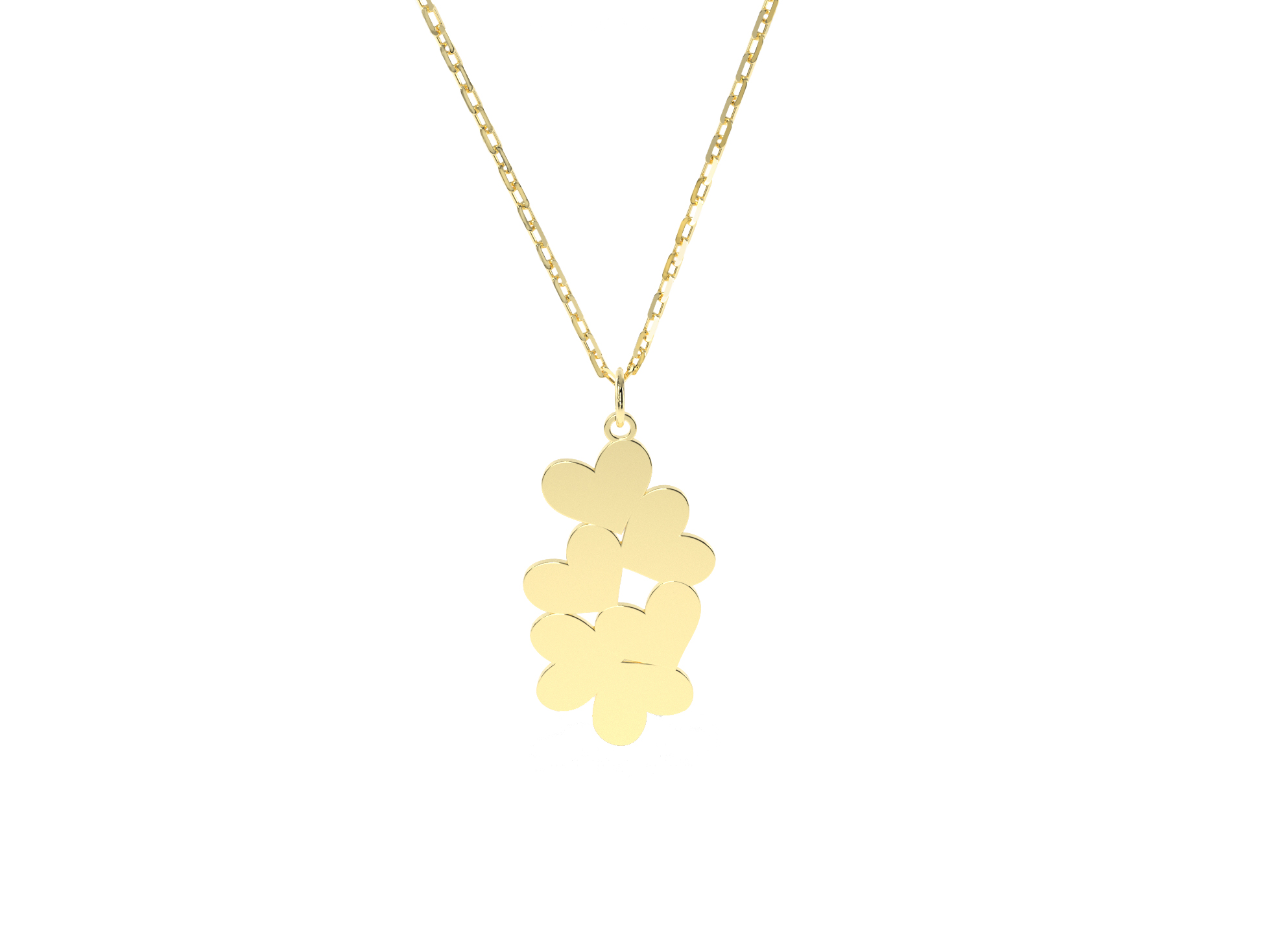 Aurelie Emotions Anhänger Herzen 585 Gold AEAN208