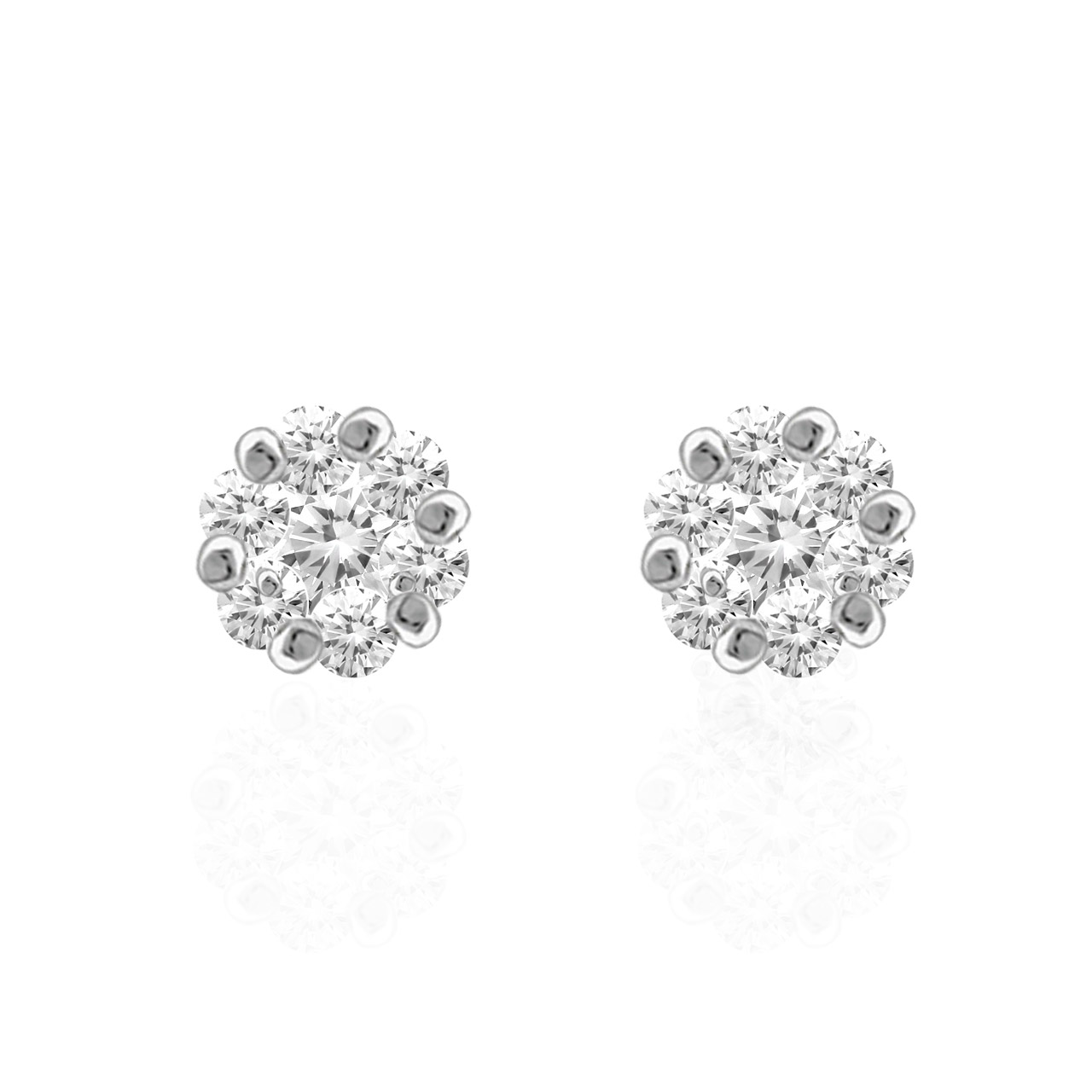 Ohrstecker Diamant Ohrstecker 0,28ct. G/VS 585er Weißgold OGB12031