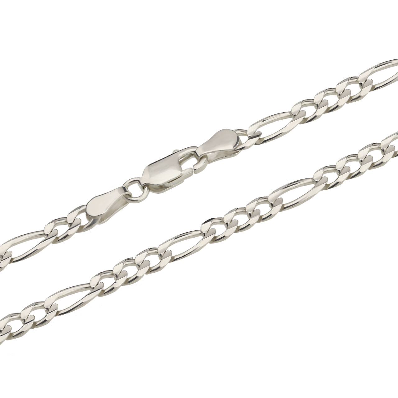 figarokette-silberkette-4mm-KTS0011 925 Silberkette Figarokette 3,9mm KTS0011