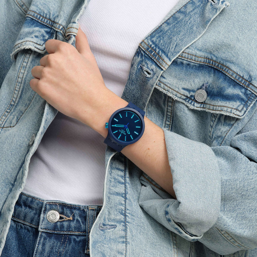 Swatch Indigo Glow SB05N113