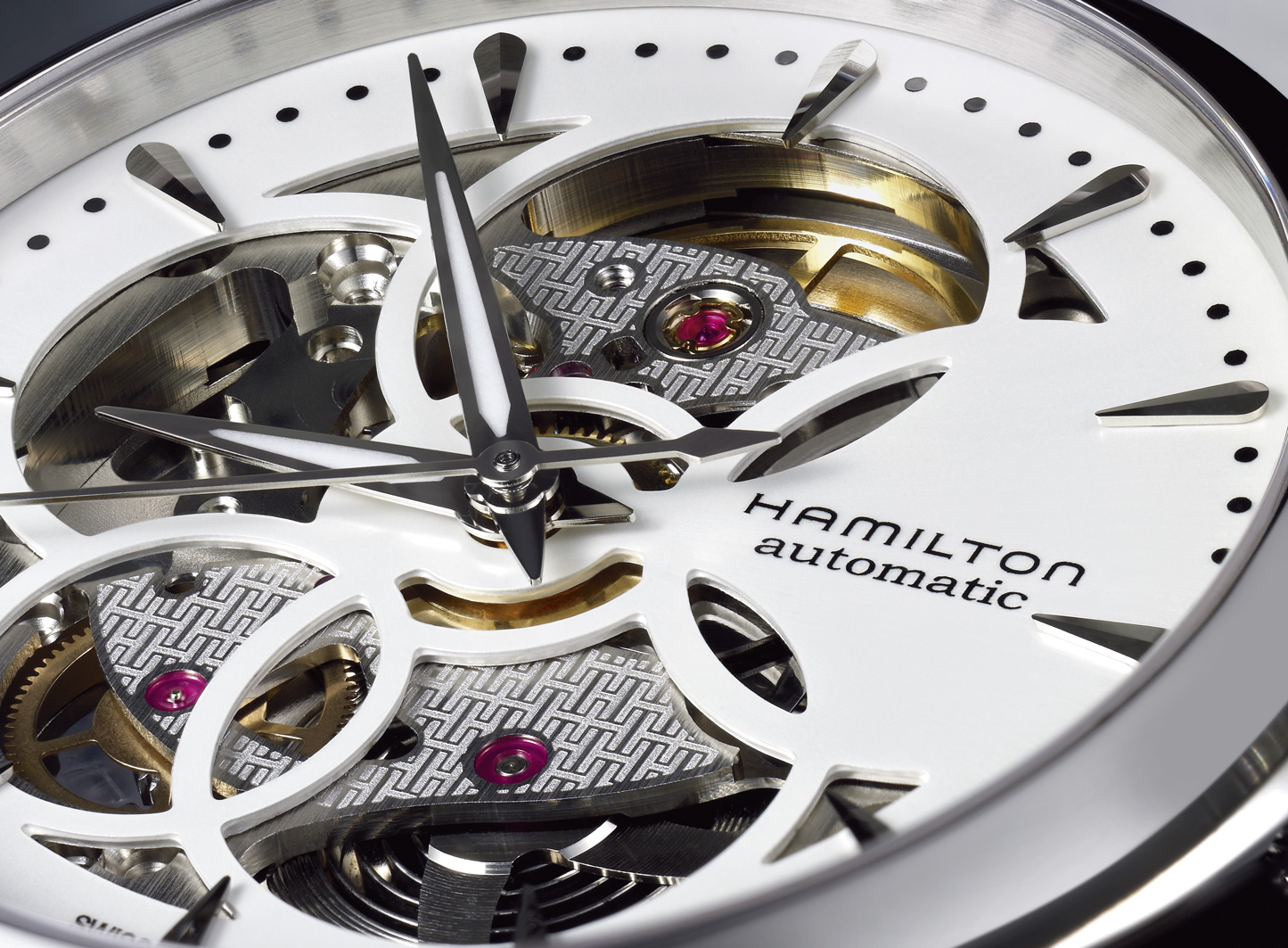 HAMILTON Jazzmaster Viewmatic Skeleton Lady AUTO