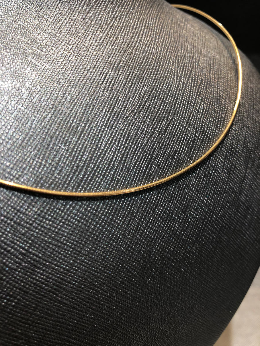 1,5mm Omega Kette 585/- Gold EXK4035