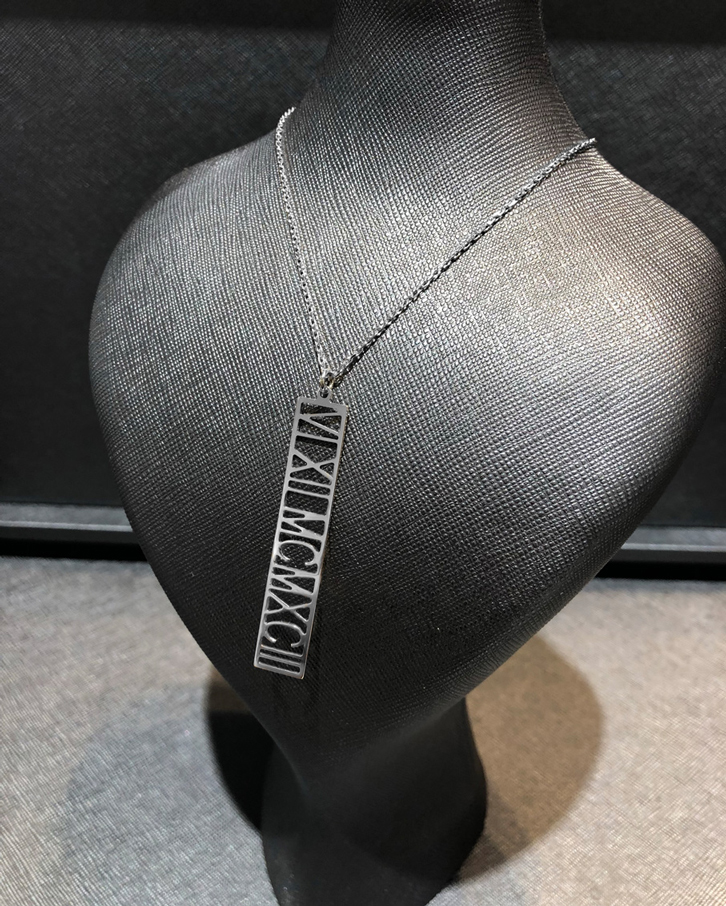 Shopbild34EYDWUkTYqfU Silberanhänger mit römischen Zahlen 925 Silber CL120012 Ohne Kette