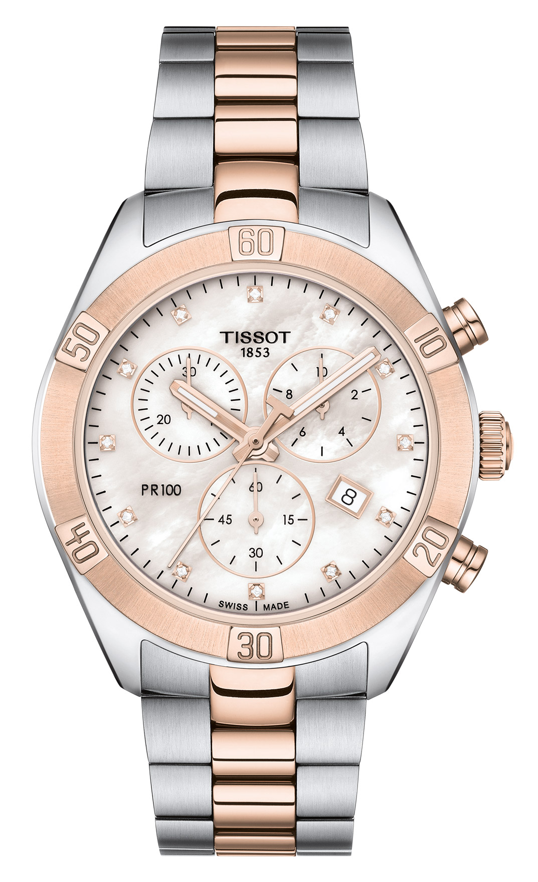 TISSOT PR 100 Sport Chic Chronograph Damenuhr T101.917.22.116.00