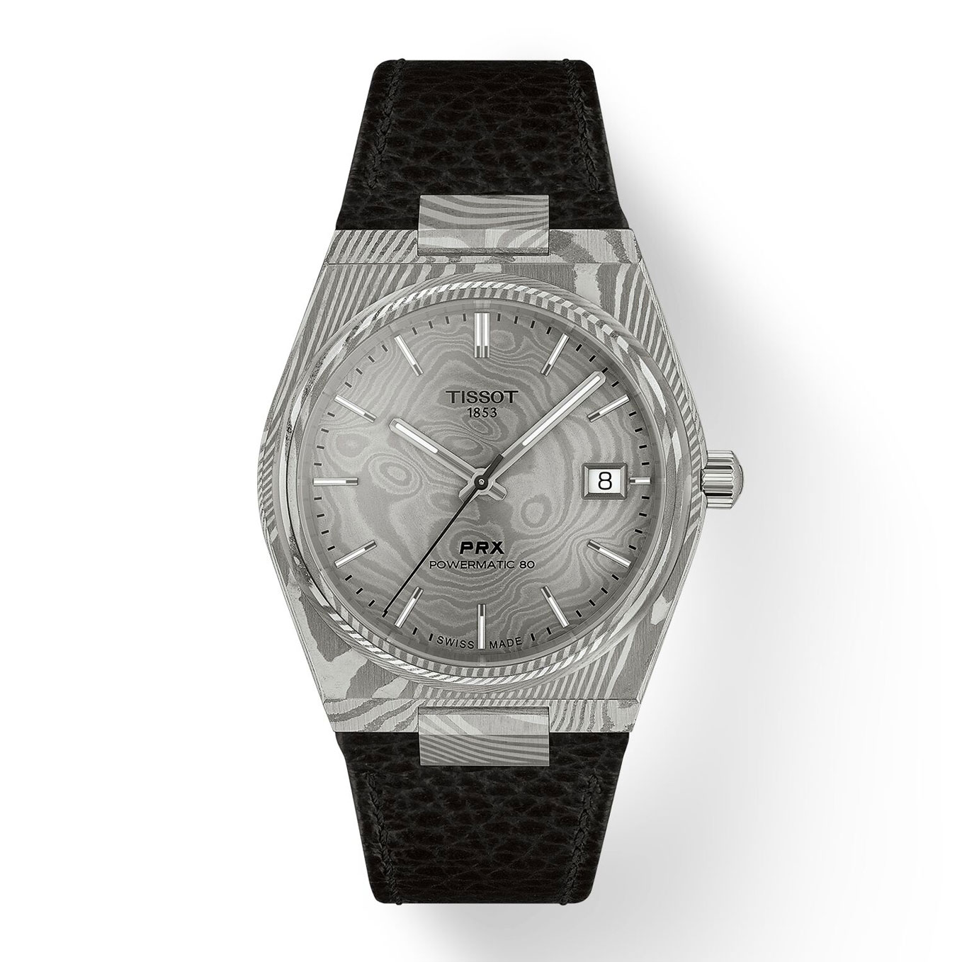 TISSOT PRX Damaszenerstahl Powermatic 80 38mm