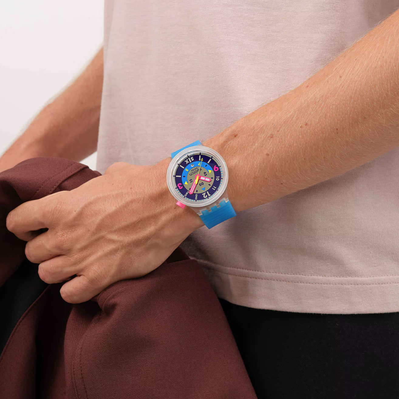 Swatch Neon Hielo SB01K400