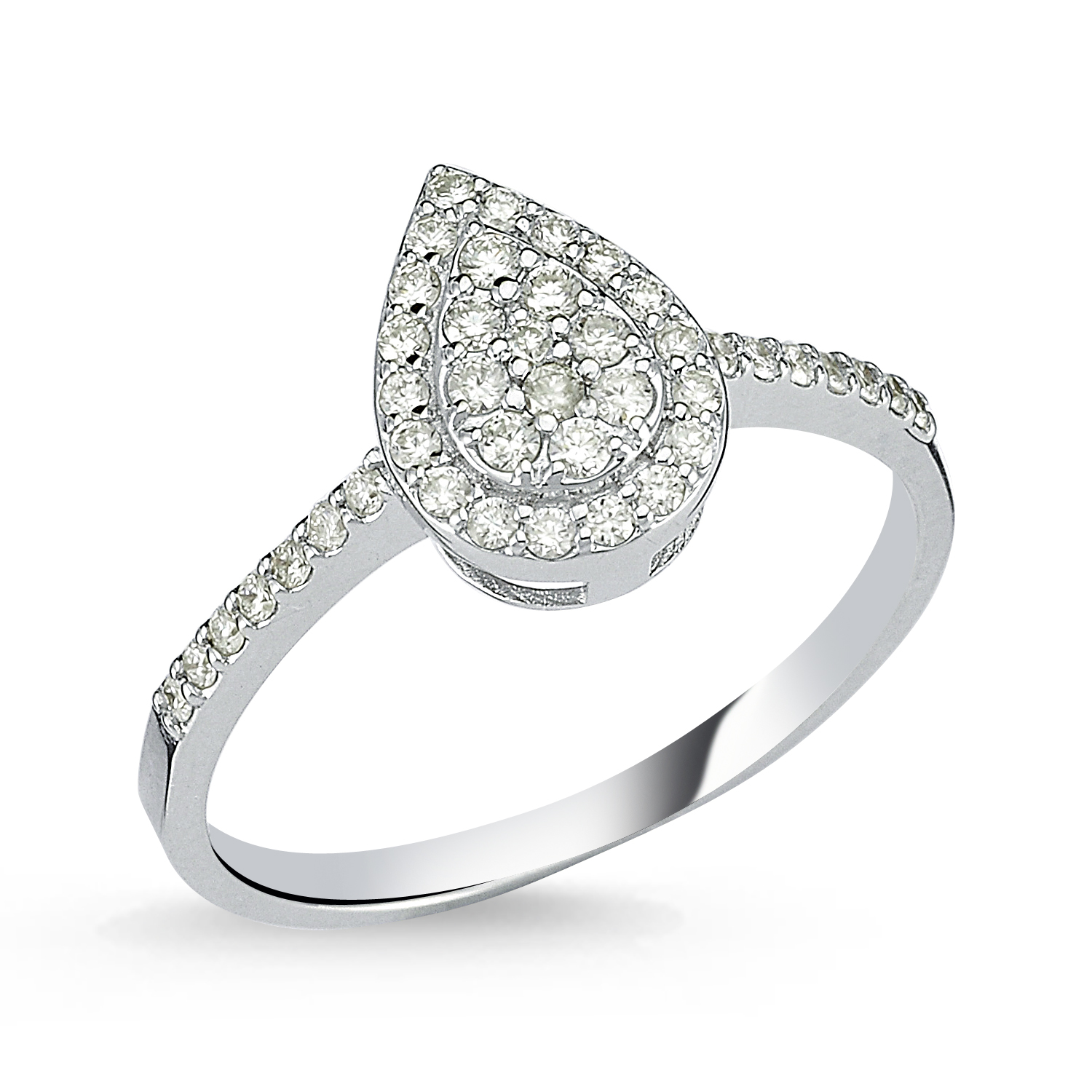 RingfYWsThNClbame Brillant Ring 585/- Weißgold EXR4192