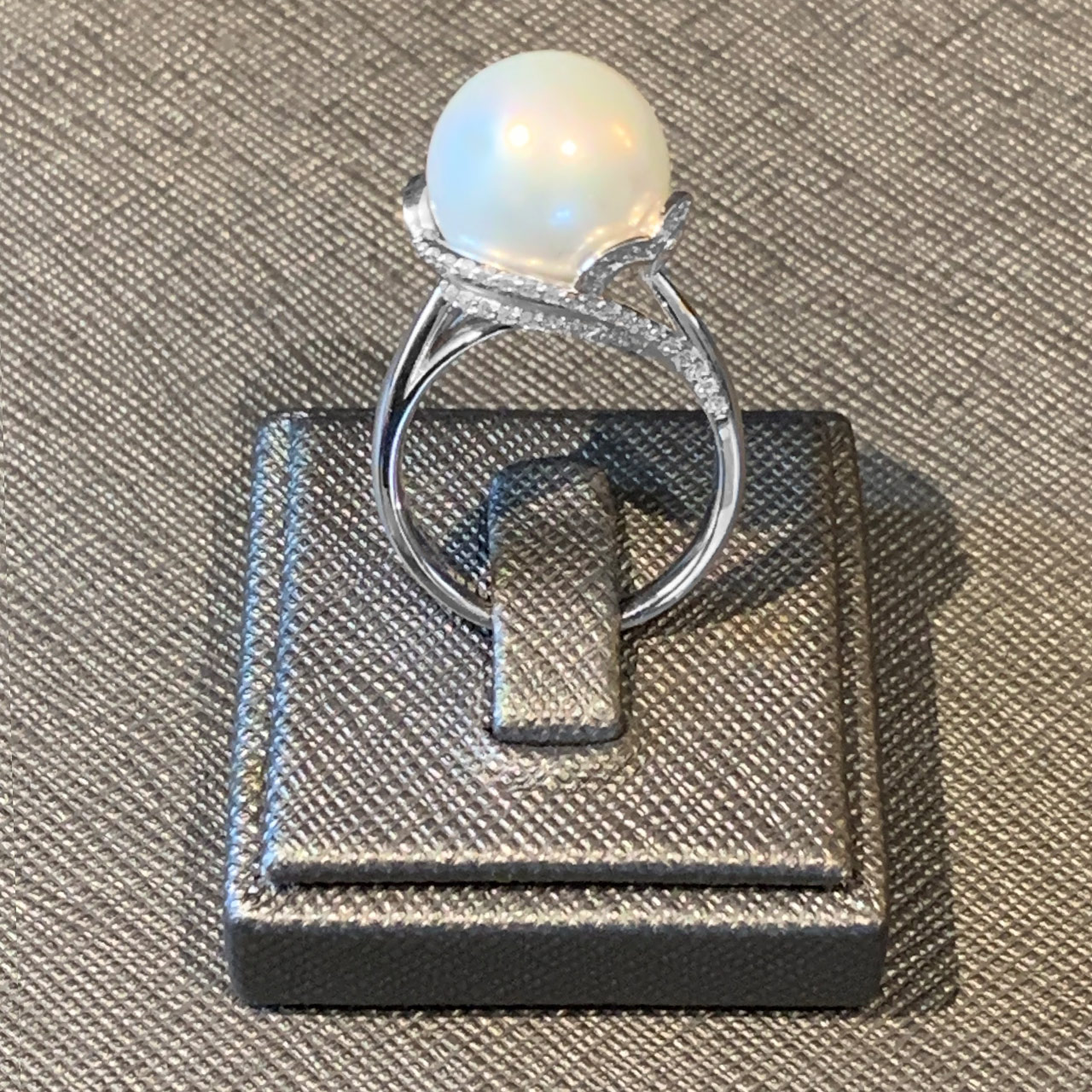 Zirkonia Perlen Damen Ring aus 585/- Gold EXPR4010