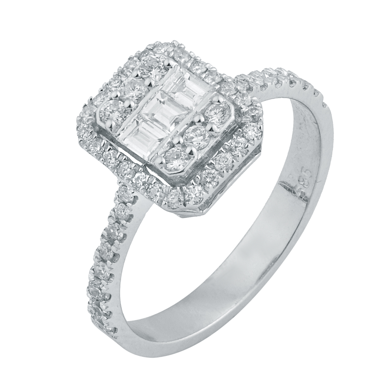 RingW6DCcBdf9yBAB Brillant Ring 585/- Weißgold EXR4211
