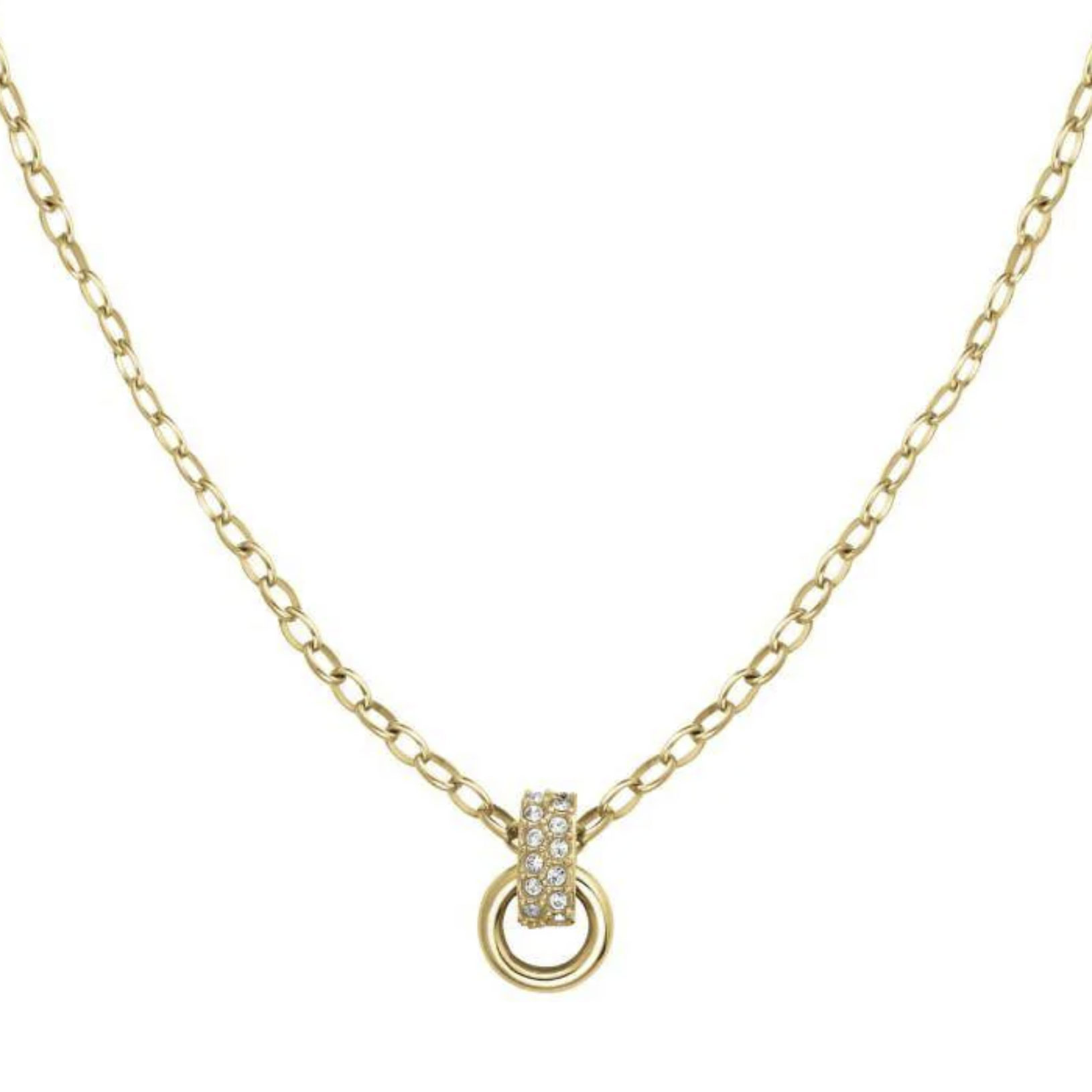 Rosefield Halskette mit Kristall Schleife