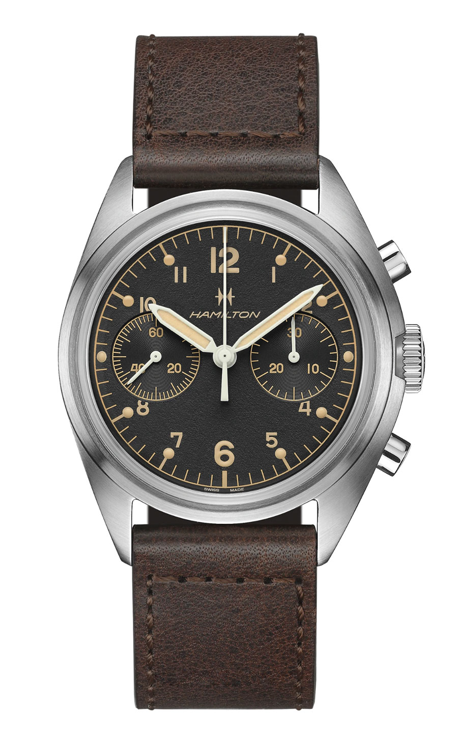 HAMILTON Khaki Aviation Pilot Pioneer Mechanical Chrono