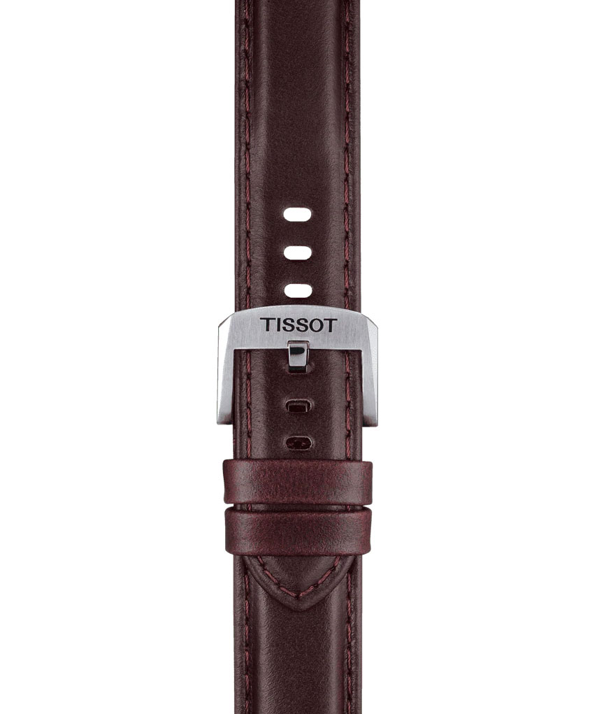 Original Tissot Lederarmband 20mm Braun T852.046.836