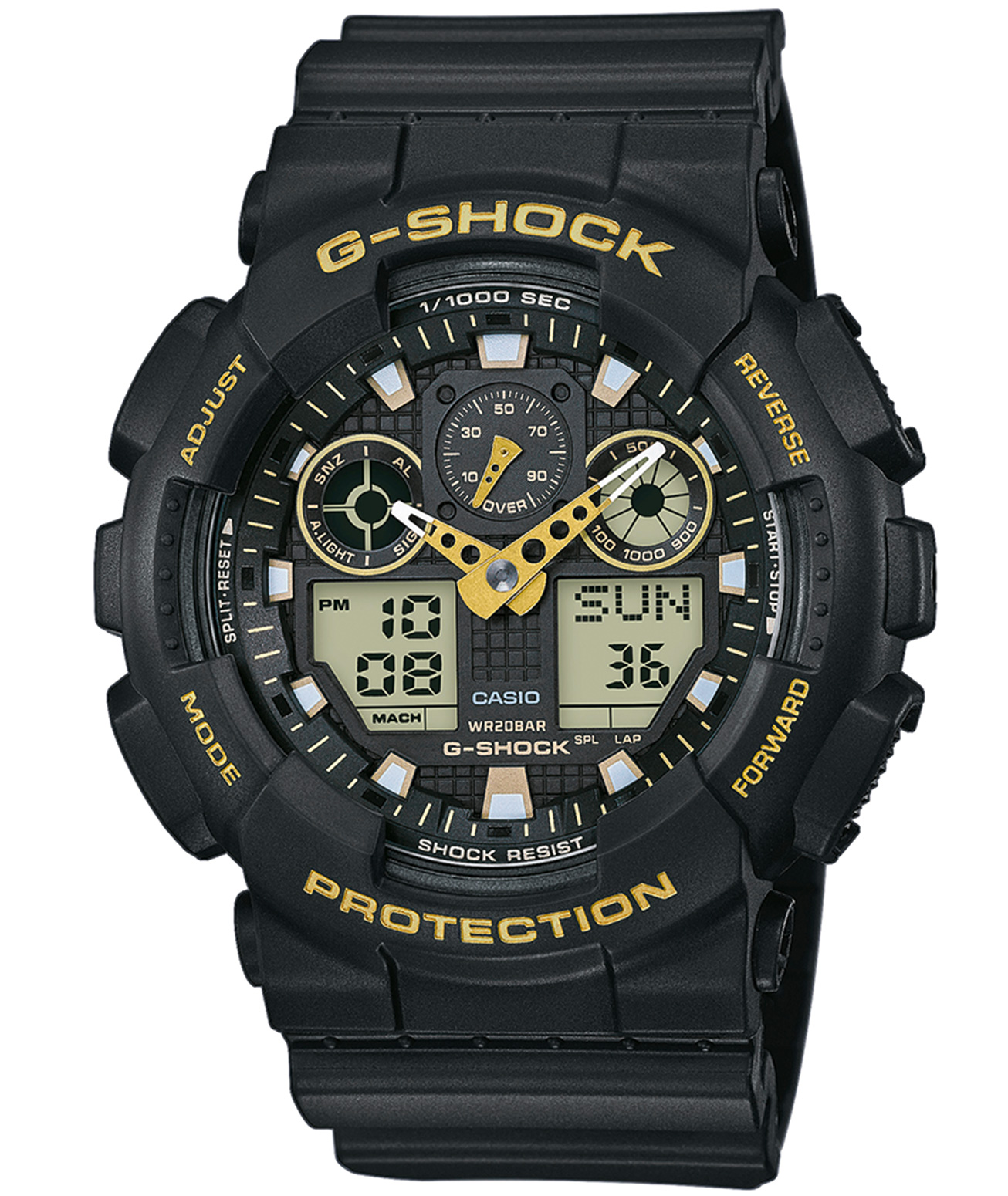 Casio G-Shock Herrenuhr GA-100GBX-1A9ER