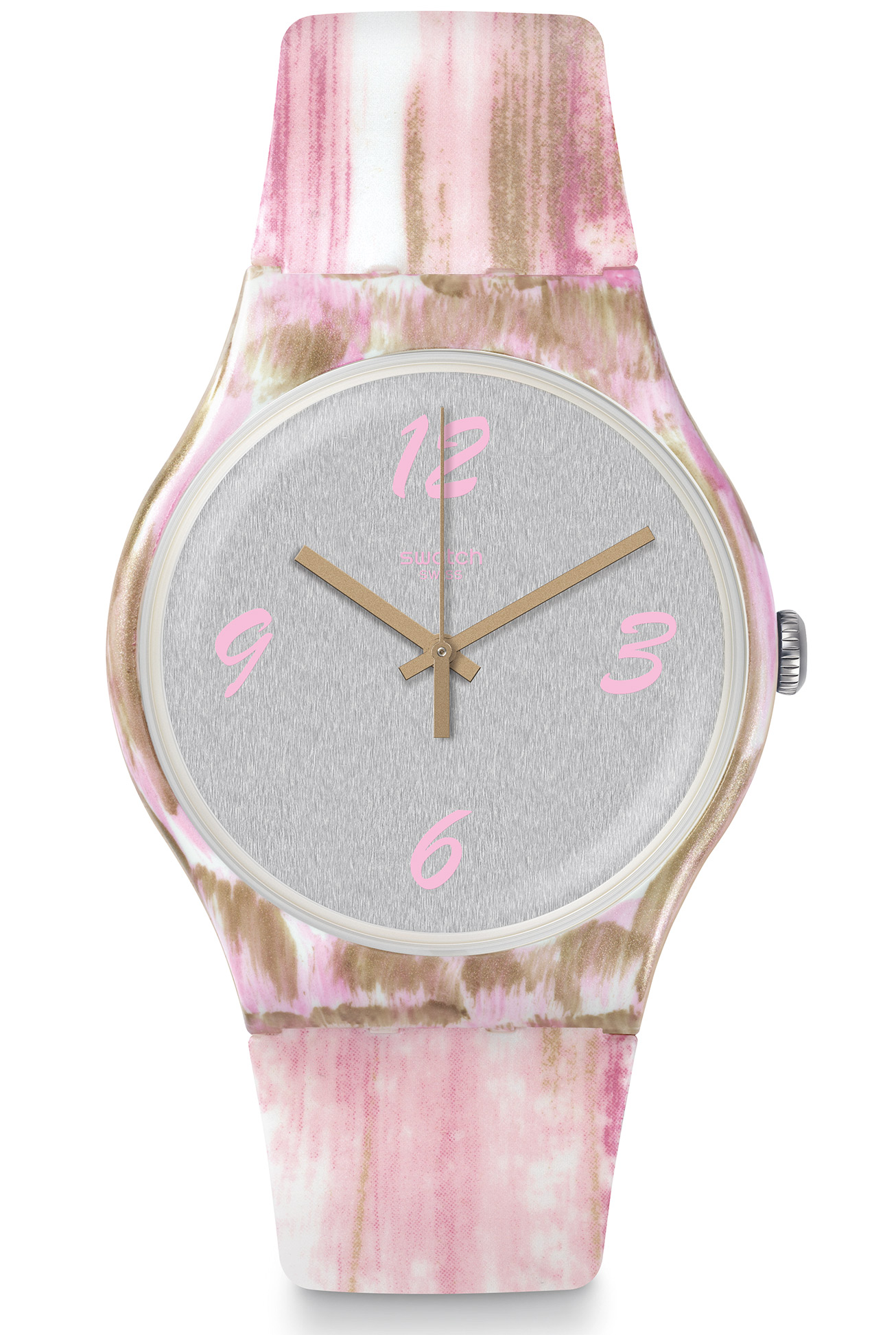 Swatch ORIGINALS New Gent Pinkquarelle Damenuhr SUOW151