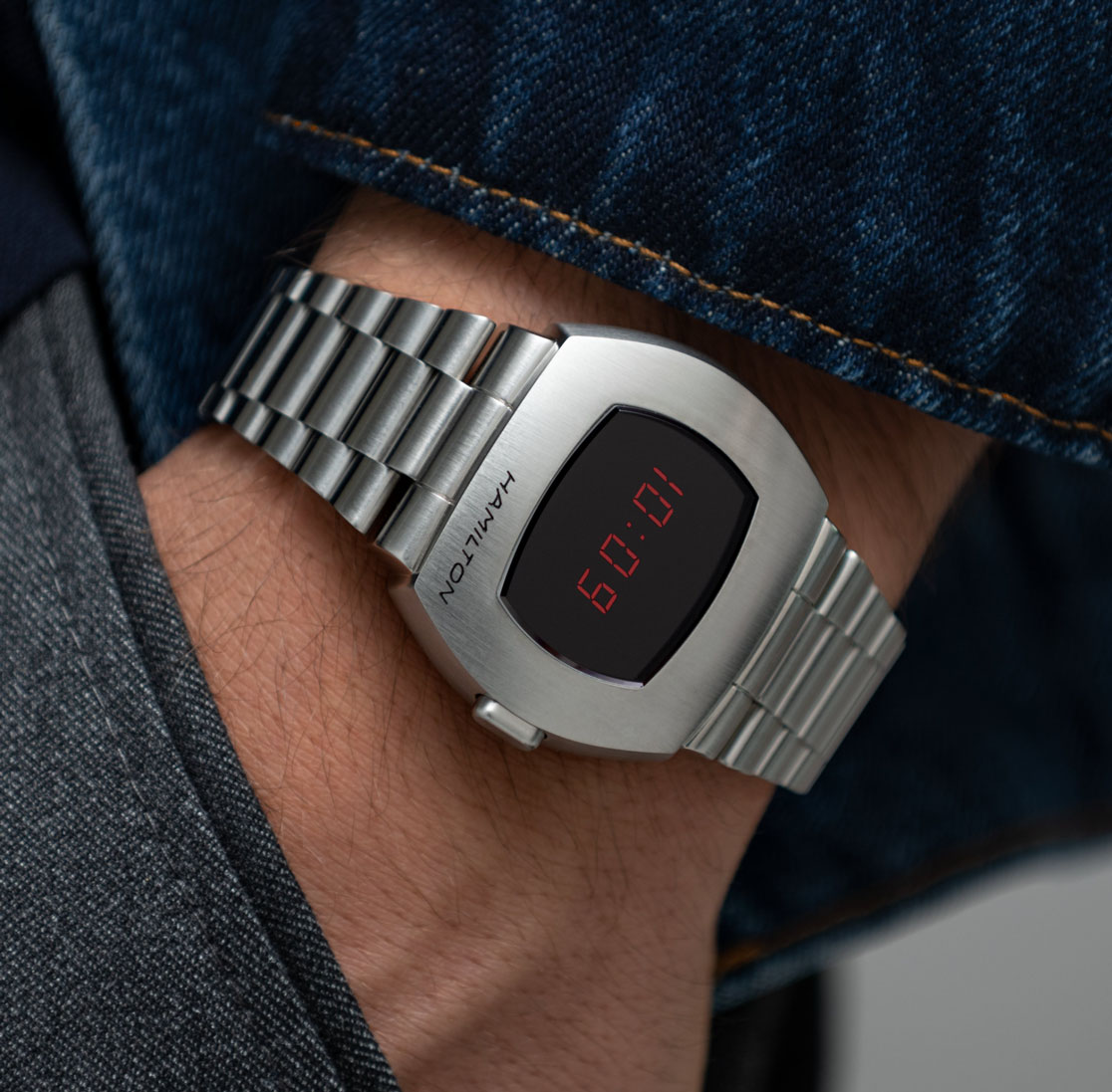 HAMILTON PSR Digital Quartz H52414130 - Main Image