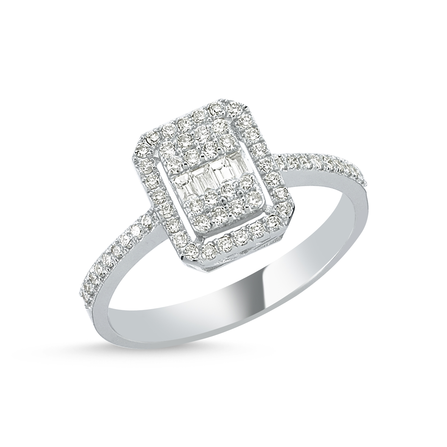 Ring2CxCyF3HjsHM1 Brillant Ring 585/- Weißgold EXR4193