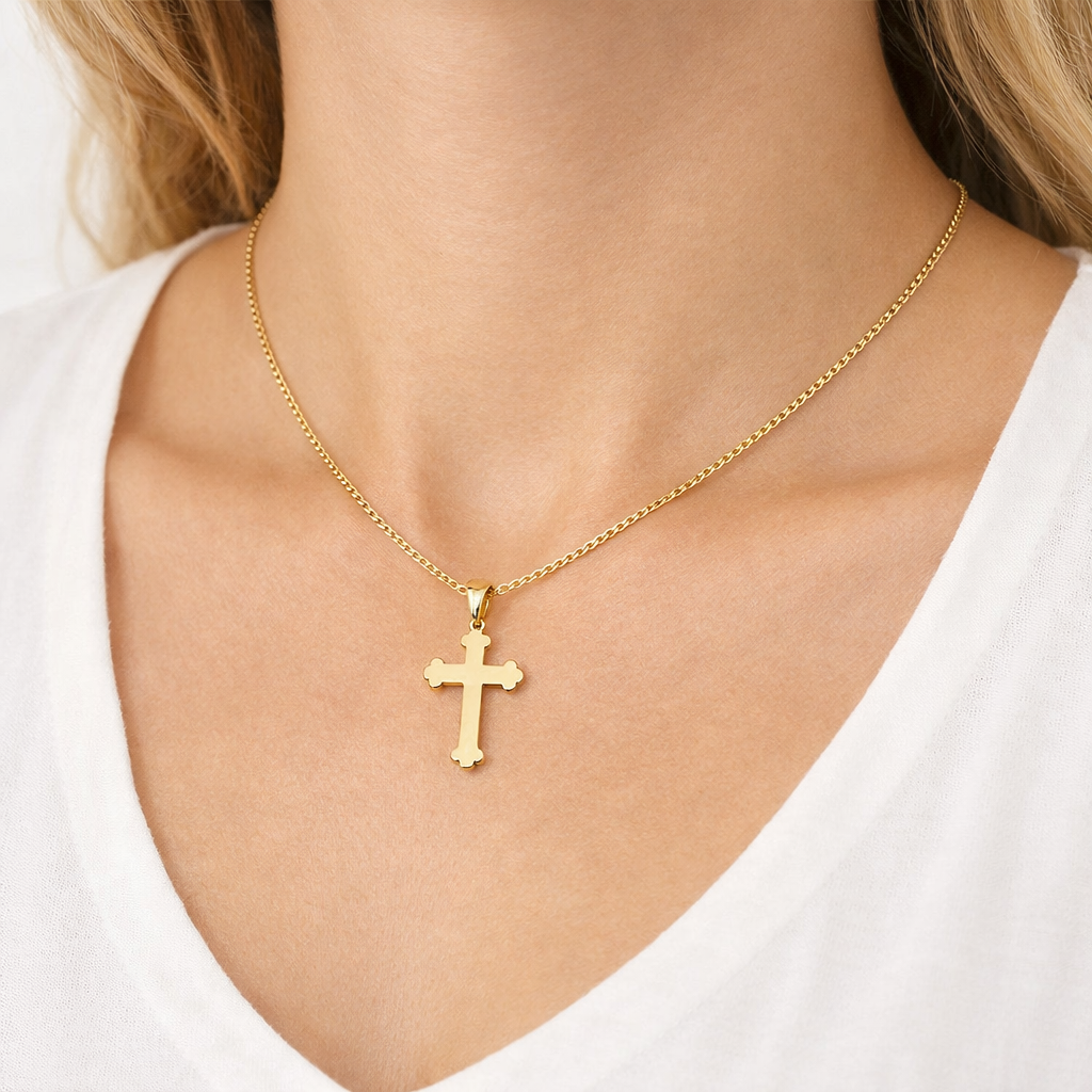 Knospenkreuz 585 Gold
