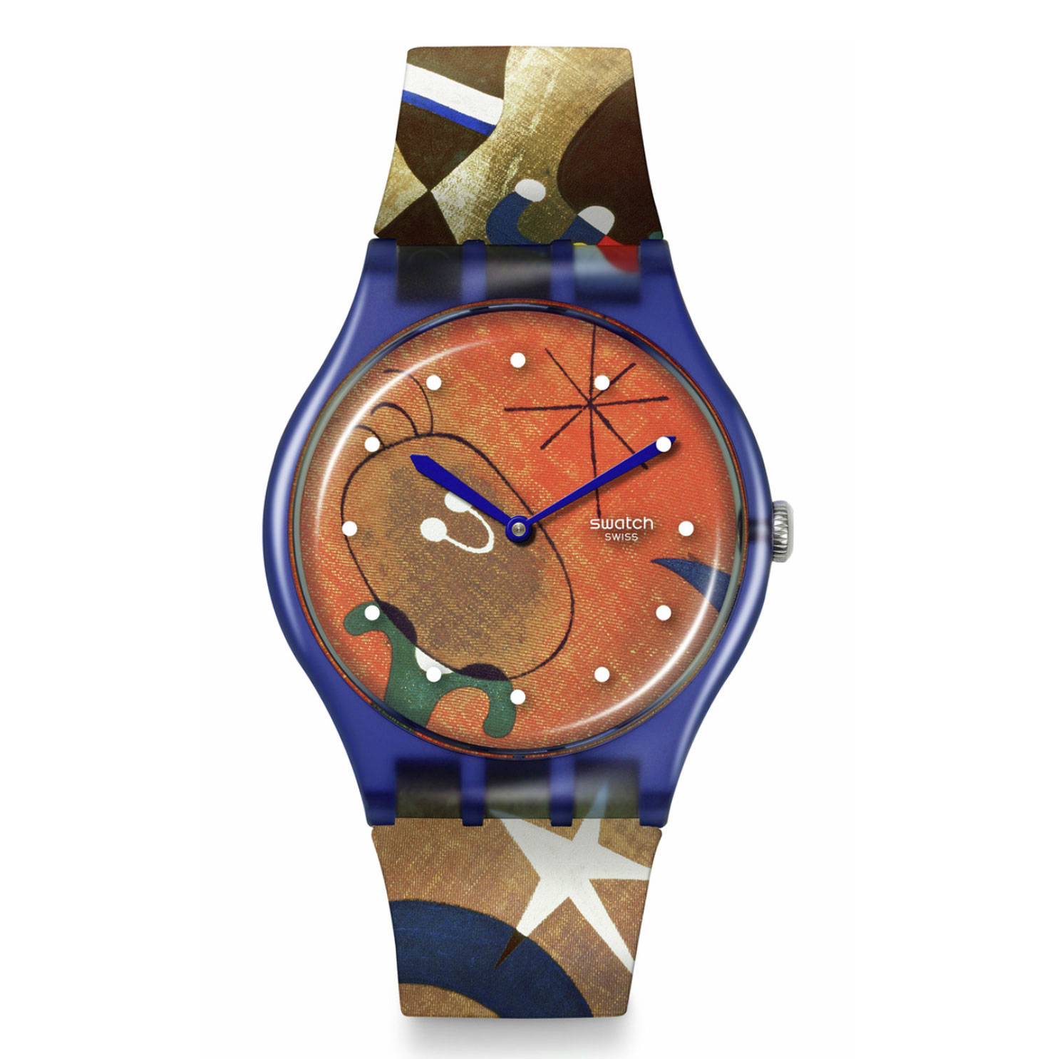 Swatch Miro's Woman & Bird in the Moonlight SO29N704
